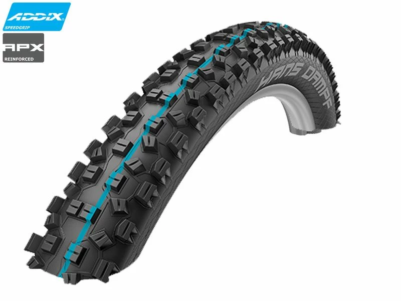 Schwalbe Pneu Hans Dampf Tubeless Easy Apex E25 29" 2.60 - Addix Speedgrip 2022 3 Schwalbe Pneu Hans Dampf Tubeless Easy Apex E25 29" 2.60 - Addix Speedgrip 2022